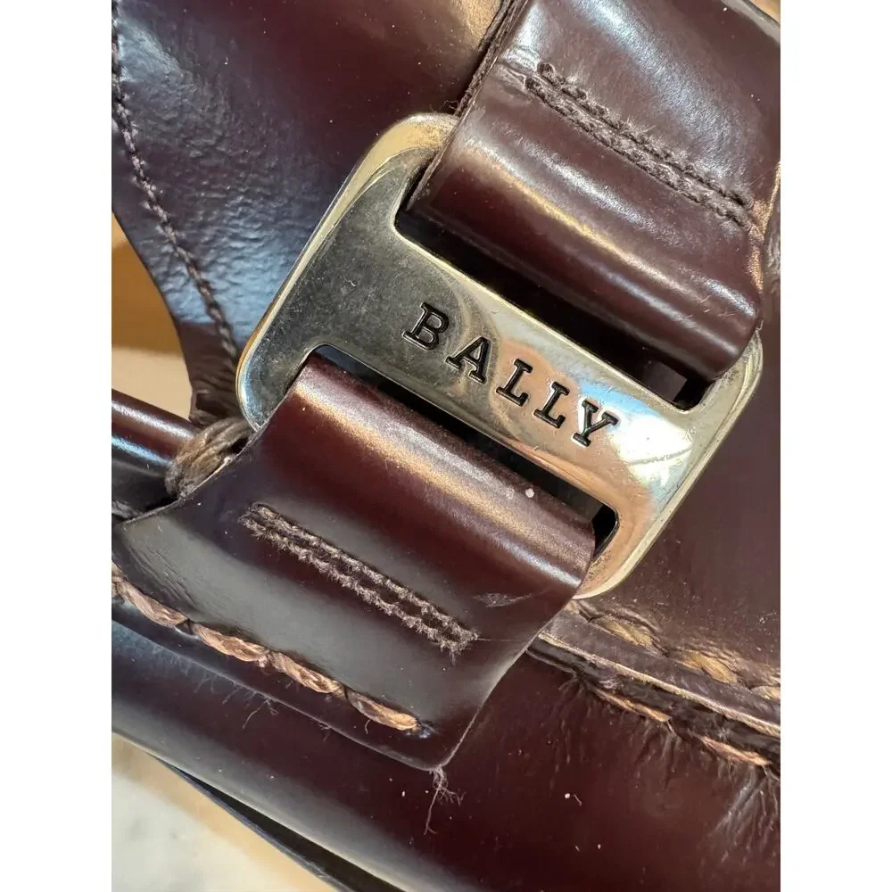 NEW Bally Brown Tedor Leather Loafers SZ 7.5 Switzerland $700